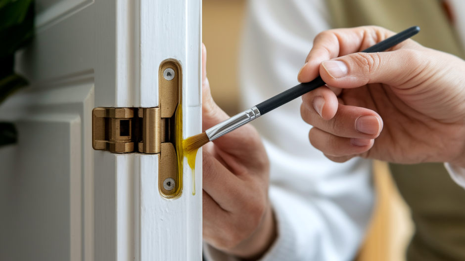 Comment réparer une porte qui grince sans outils professionnels ?