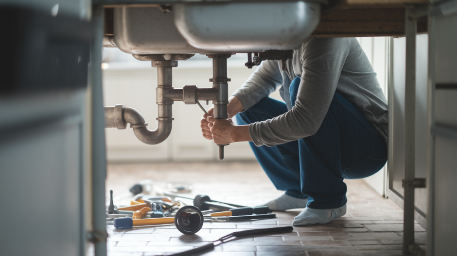 Comment réparer une fuite sous l'évier sans appeler un plombier ?